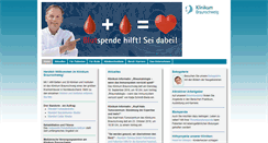 Desktop Screenshot of klinikum-braunschweig.de